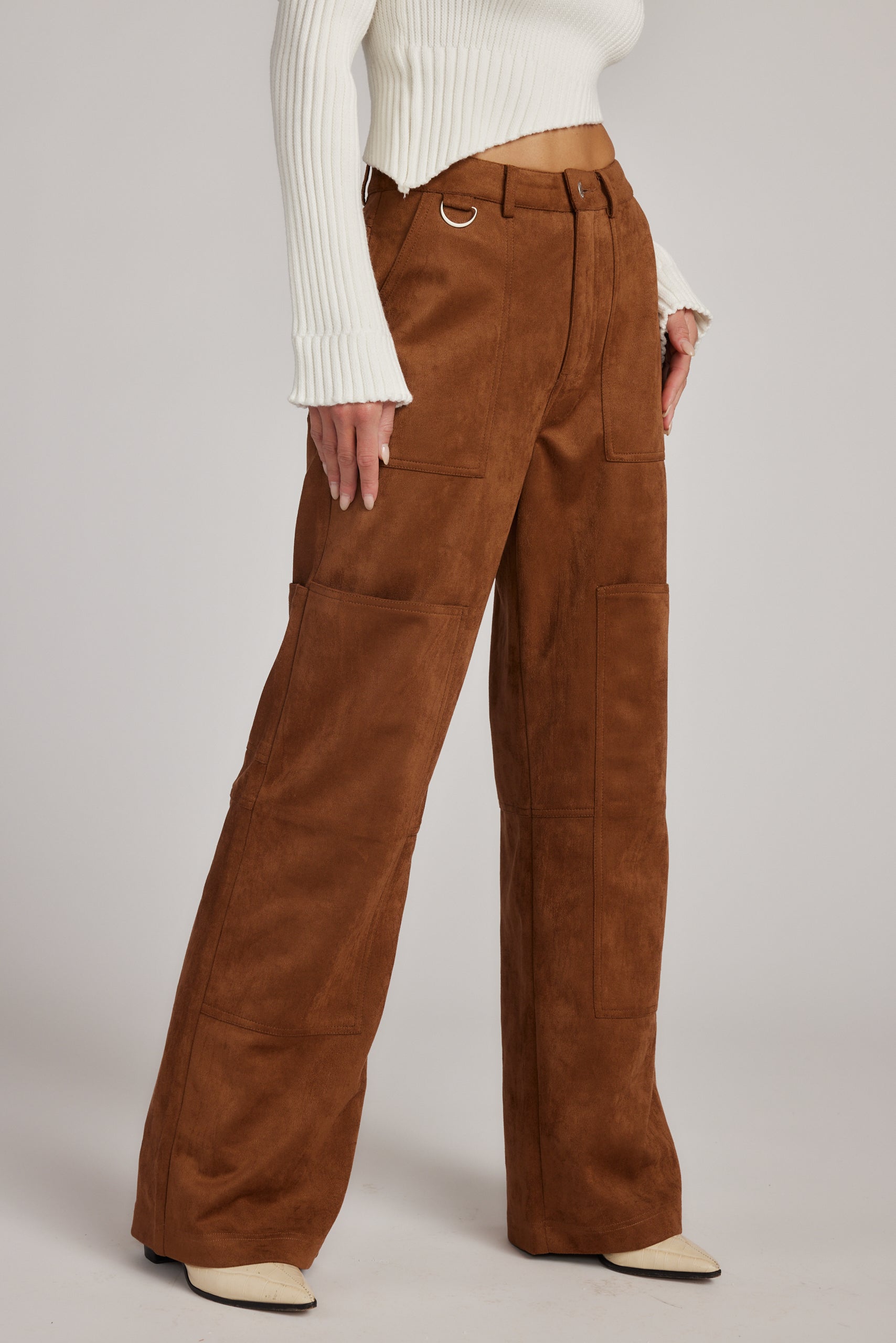 Buy Women Brown Solid Casual Regular Fit Trousers Online - 859798 | Van  Heusen